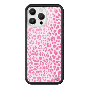 Wildflower Cases - Pink Meow, Limited Edition iPhone Cases | Accessories Durable Protection Leopard Print Pink Trendy