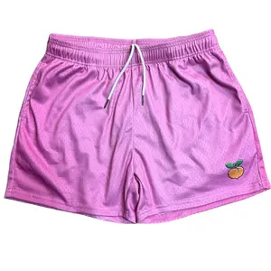 Essential JOOCY AF Pink Shorts - Elastic Fabric, Polyester, Tropical Style, Perfect for Men, Athletic Wear