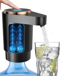 Water Jug Pump for 5 Gallon Bottle – Portable Electric USB-C Charging Dispenser, Dual Powerful Motors, Fast Flow, Fits 2-5 Gallon Jugs – Ideal for Home, Office, Camping, RV,