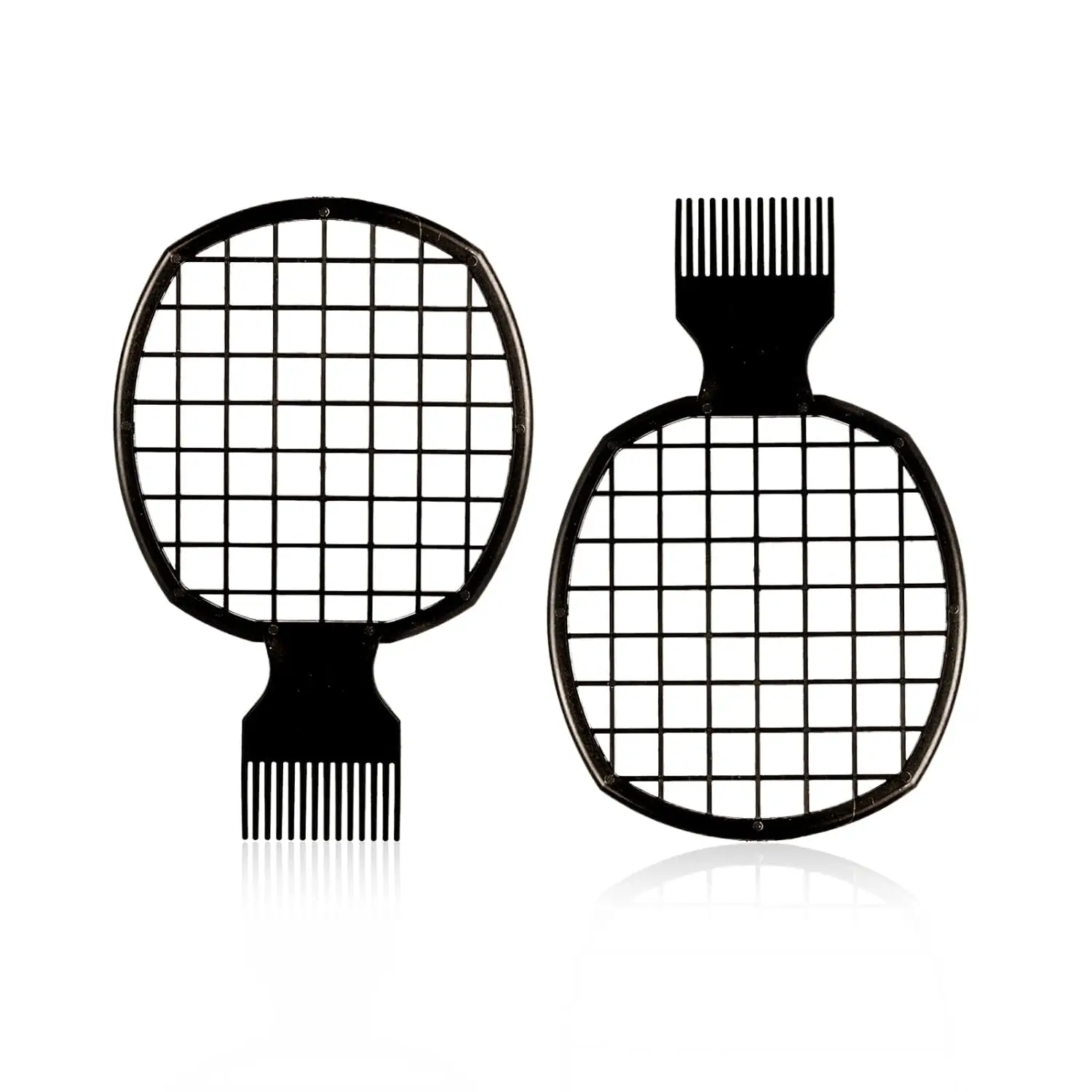 2Pcs Upgraded Twist Combs for Curls - Better Hair Brush for Men and Women (Black) Haircare Heatless