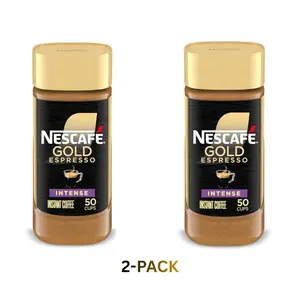 NESCAFÉ Gold Espresso Intense, Instant Coffee, 3.5 oz (Pack of 2)