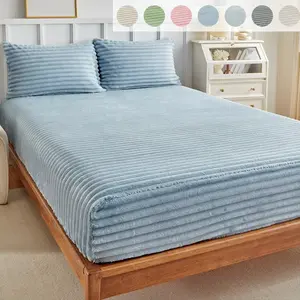 Breathable Deep Pocket Bed Sheet Set, Moisture-Wicking Fabric, Anti-Bacterial, Soft & Durable, Ideal for Dorms, Soft Bedding Sheet