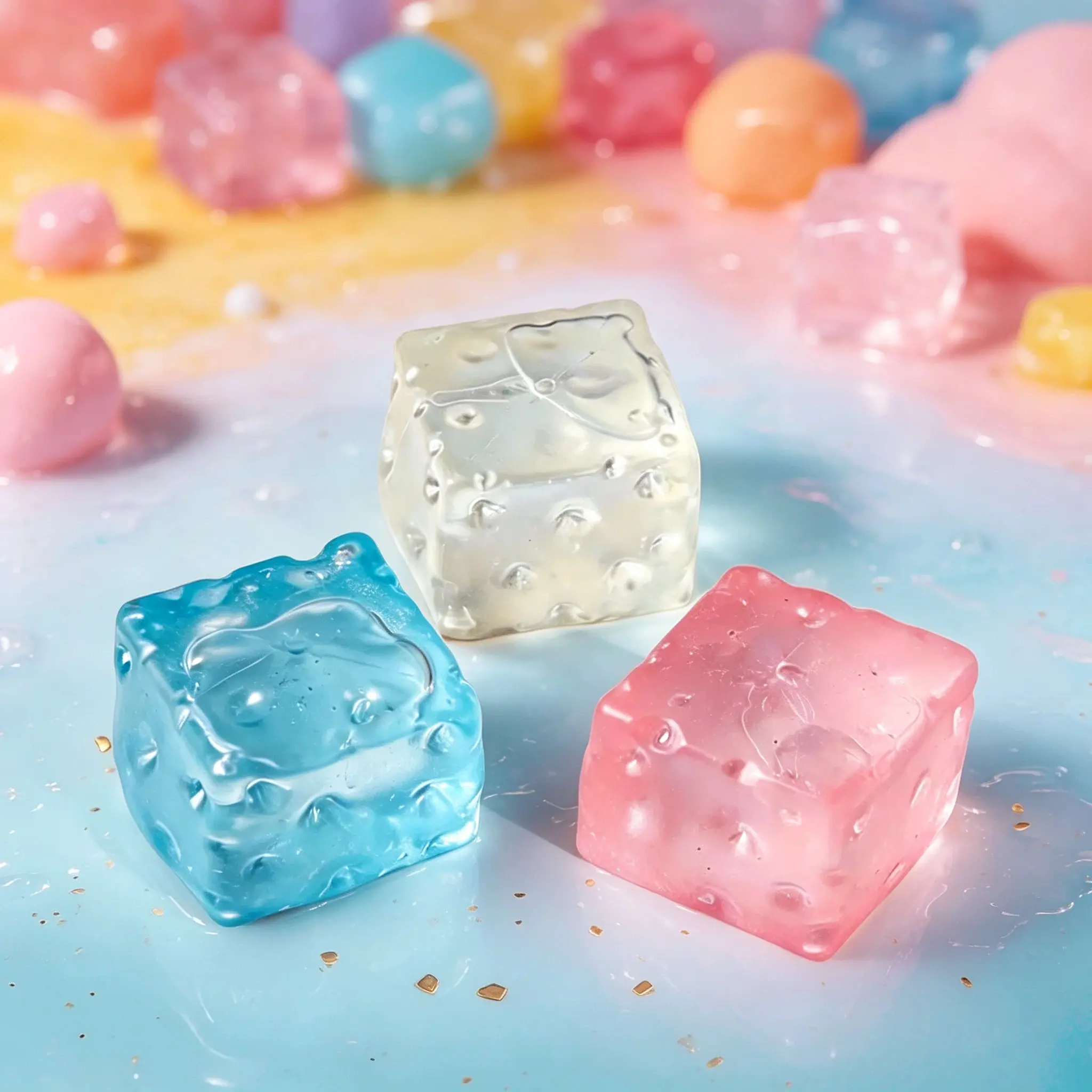New Transparent Cheese Squishy, Malt Sugar Texture Slow Rising Squeeze Toy, Soft Decompression Fidget Toy, Cute Leisure Stress Relief Play Toy for Teens and Adults