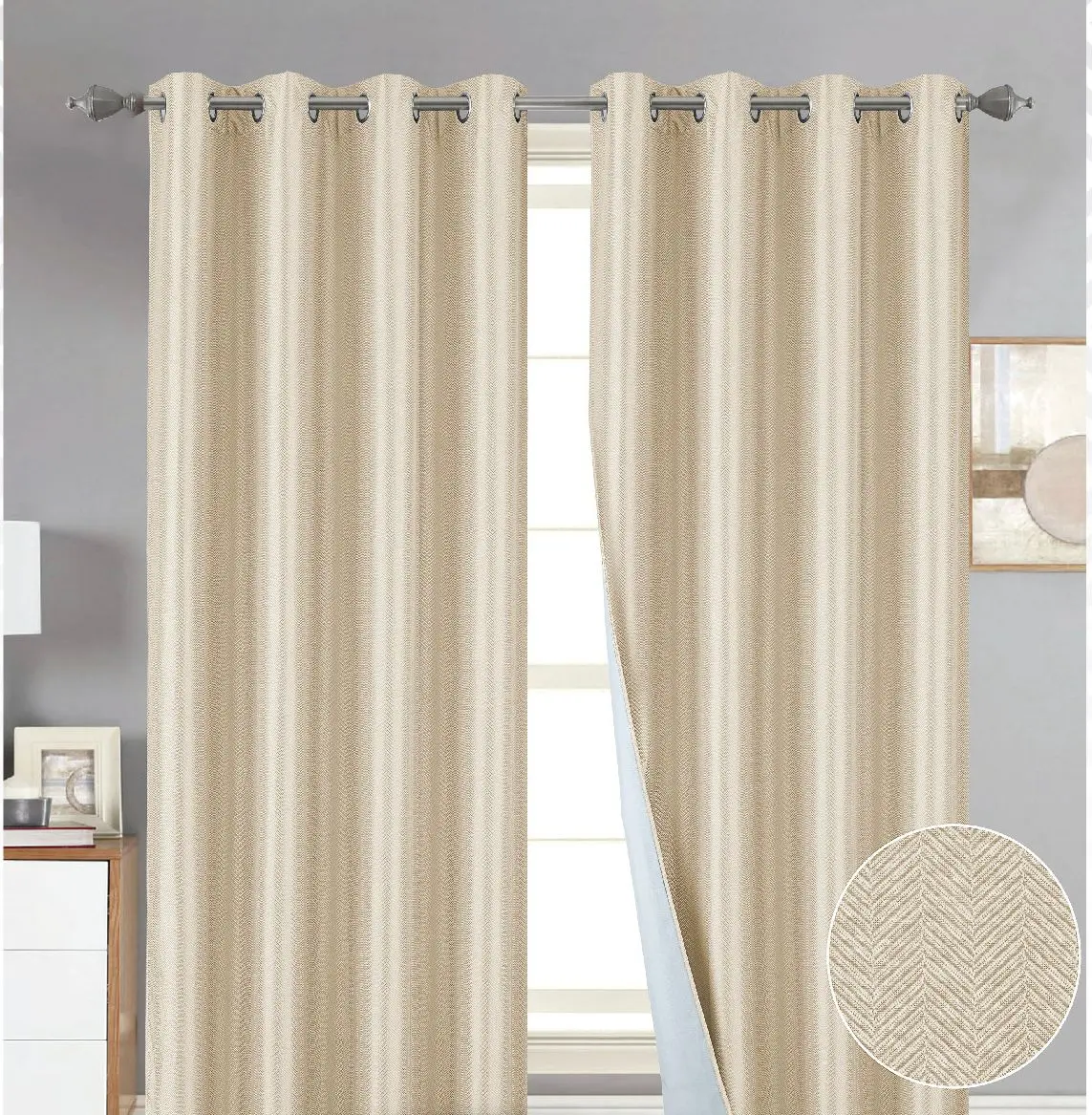 Isobel 100% Blackout Curtain