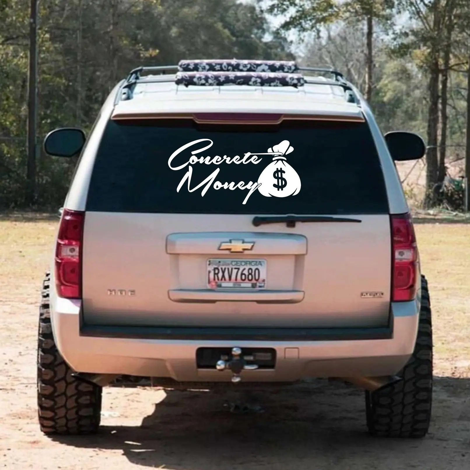 Concrete Worker Decal for trucks or cars Vinyl Decal