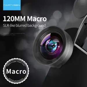 MARTVSEN 120MM 10X Macro Lens 5K HD Universal Clip Lens for iPhone Samsung Android - Pro Photo Video Gear