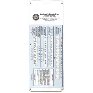 Stone, Concrete, Asphalt Aggregate Slide Rule Calculator