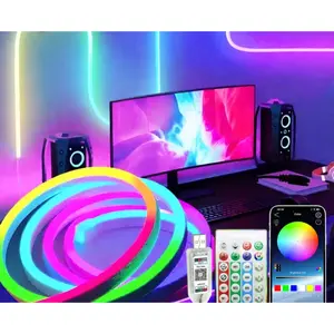 Neon RGB Rope Lights – Waterproof, flexible, and app/remote controlled. Sync them to your music for a light show that turns any gaming room, living space, or bedroom into a vibe factory.