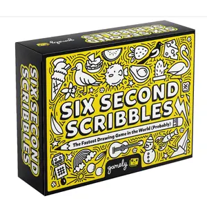 Six Second Scribbles USA: The frantically Fast, fantastically Fun Drawing Game | A Family Friendly Party Game for Kids, Teens and Adults.