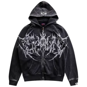 GRAY SPAWN ZIP-UP