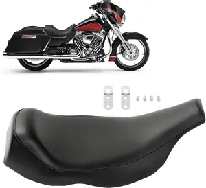 Solo Seat Compatible with 1996-2007 Harley Electra Ultra Touring Road Glide FLHT FLHTCUI FLTR Solo Seat Seat Replacement
