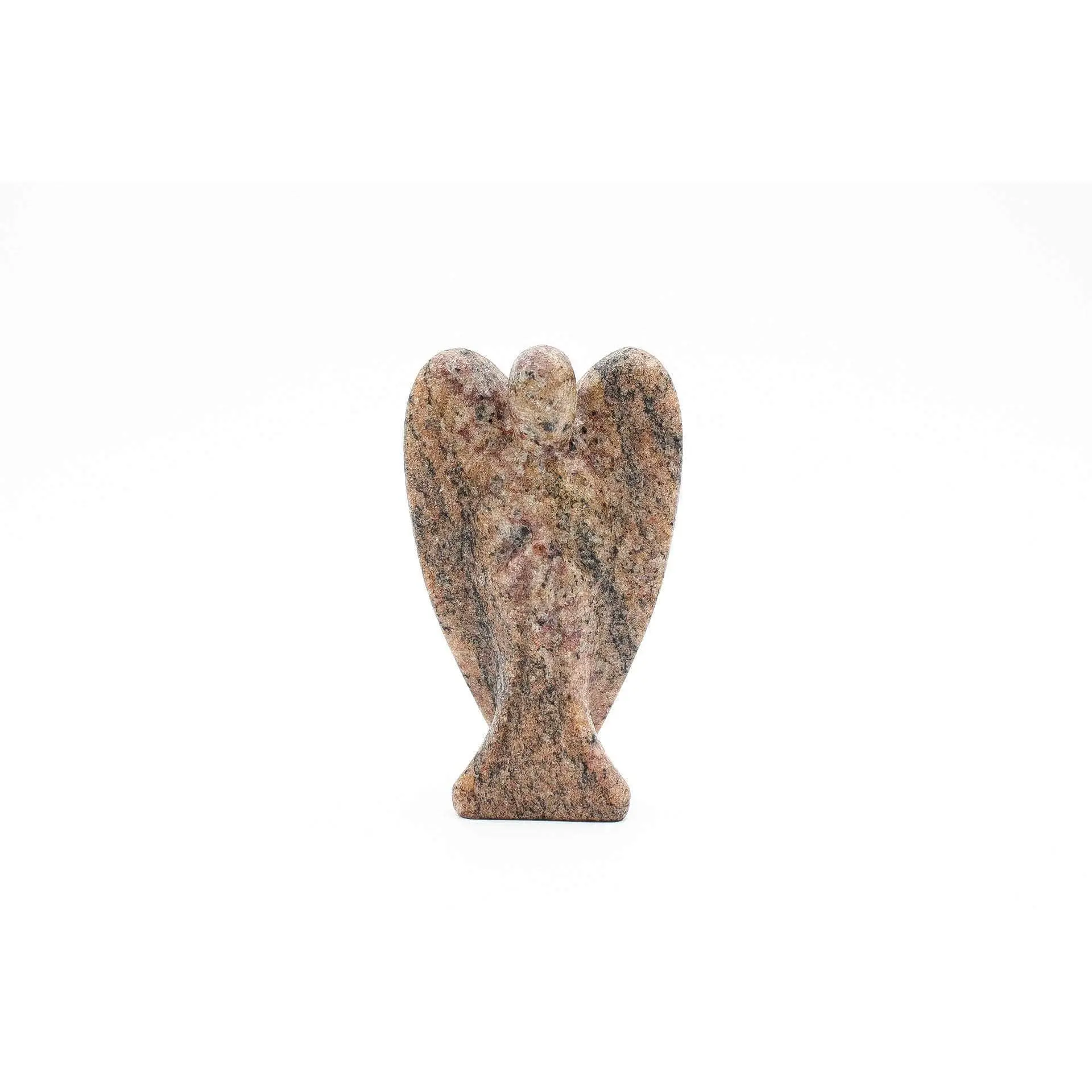 Calcite Angel Carving 4.25" Tall - Perfect for Home Decor and Festive Ornaments