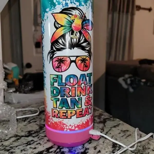 Float Drink Tan Repeat Speaker Tumbler