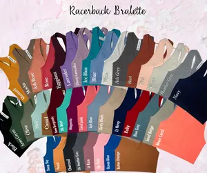 Ribbed Cropped Racerback Tank Top bralette Brami by Zenana 54014, Soft Stretchy Comfy Fabric, Womenswear Chic Style, Crop