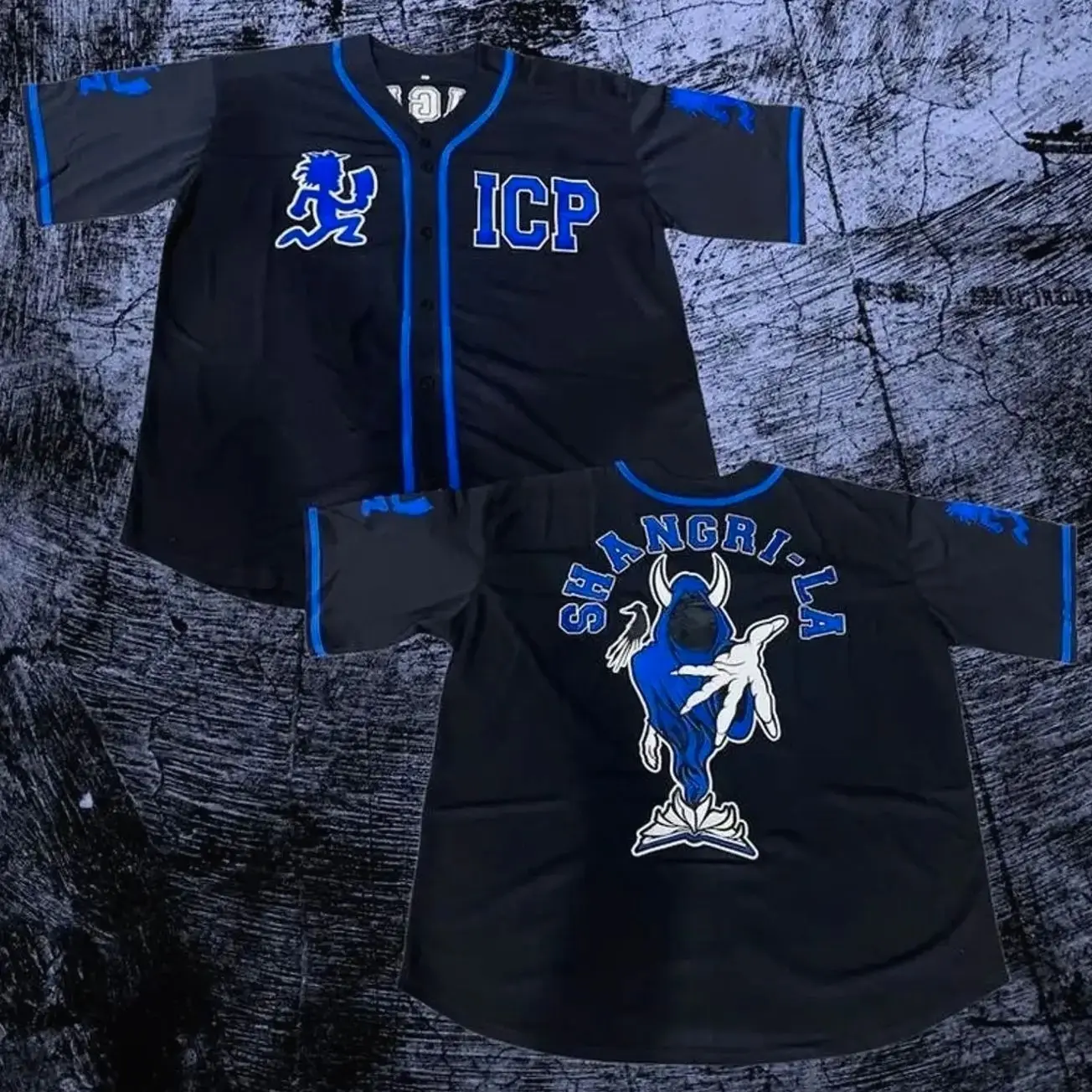 ICP Juggalo Baseball Jersey - Shangri-La Baseball Jersey - Insane Clown Posse Pefect Fit Unisex, Gift For Fan, Gift For Him, Her