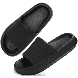 Cloud Slippers for Women and Men, Super Soft with Anti-Skid Sole.These ultra-comfortable, thick sole slides are perfect for indoor and outdoor use, providing ultimate comfort, support, and slip resistance.Ideal for lounging, beach trips, and showers.