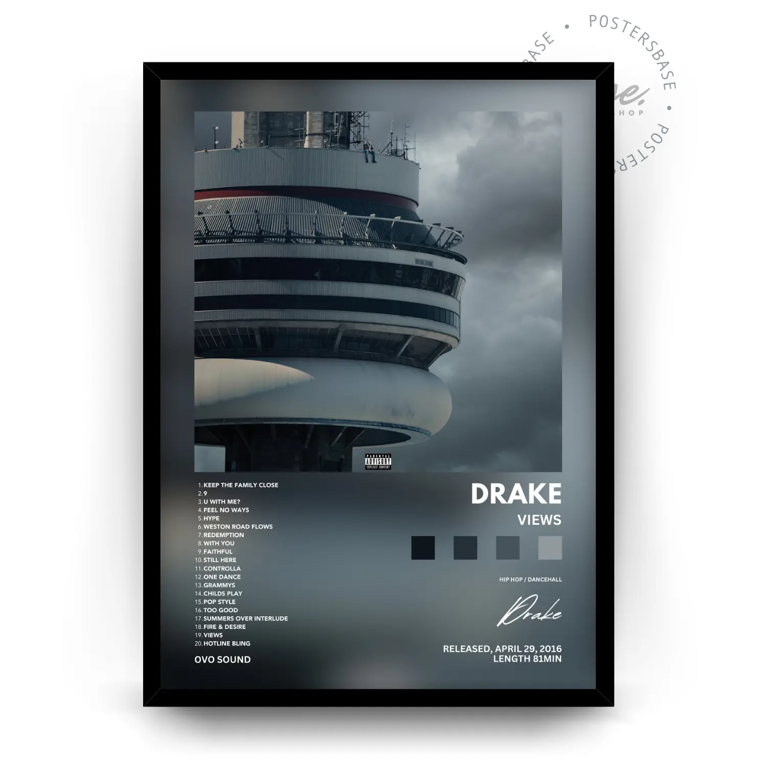 DICH - Drake'Views' Poster - Unframed #11