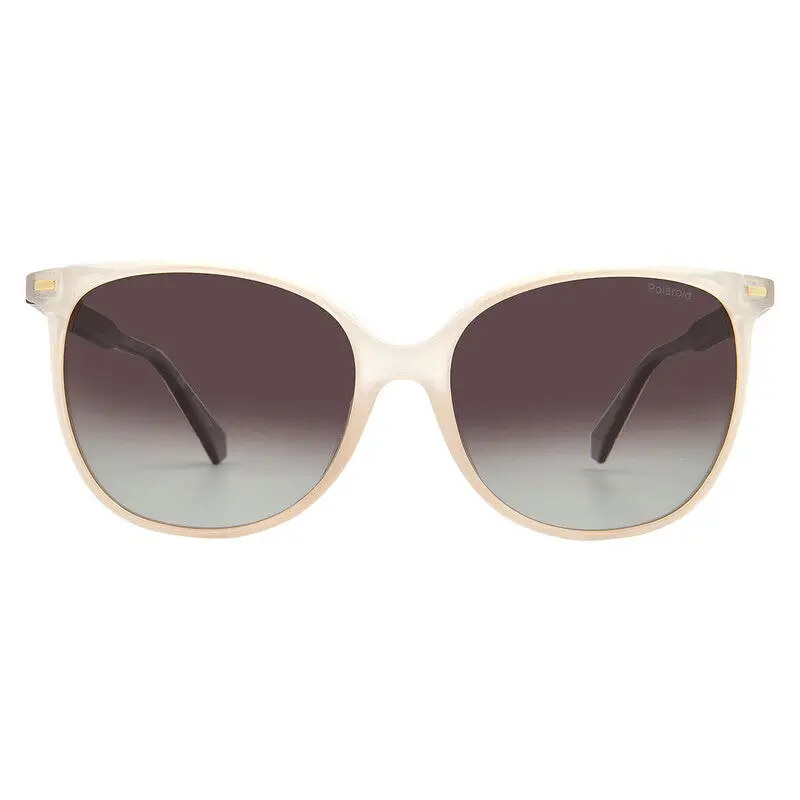 Polaroid PLD 4125/G/S Women's Polarized Square Sunglasses – White