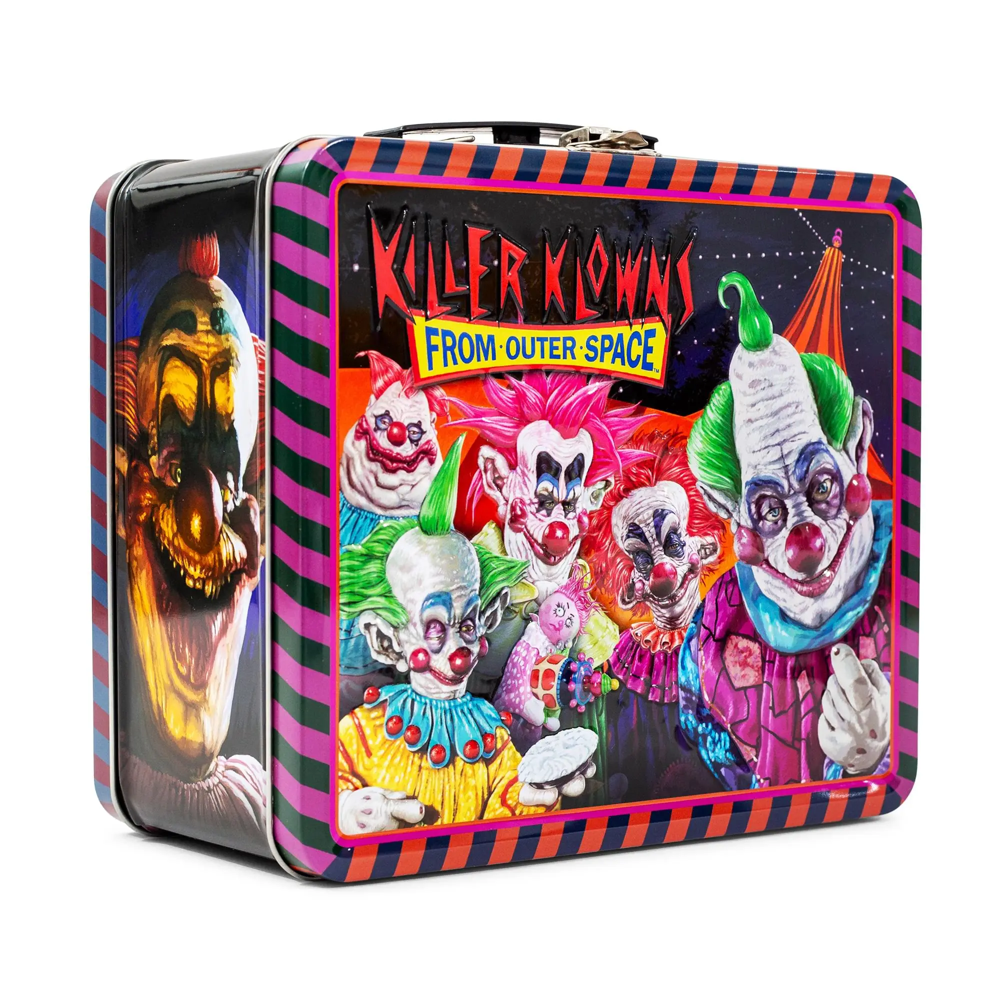 Killer Klowns From Outer Space Retro Metal Lunchbox | Toynk Exclusive Killer Klowns From Outer Space Retro Metal Lunchbox | Toynk Exclusive