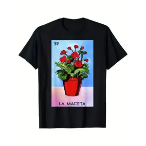 La Maceta Card Mexican Lottery Card Men's T-Shirt