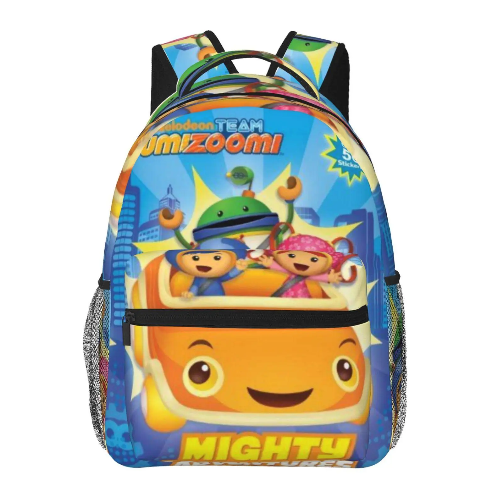 Cool Kids Back to School Team Umizoomi Backpack – Large Capacity, All-Over Print; Team Umizoomi Laptop Daypack for Campus and Daily Use; Durable, Lightweight Team Umizoomi School Bag for Teen Students