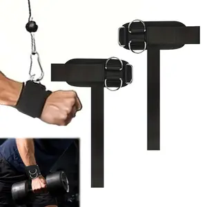 Straps for Weightlifting Bodybuilding Powerlifting & Strength Training，Pull-ups Rows Shrugs Heavy Lifts & Gym Workouts - Grip Support & Wrist Protection,Steel D-Ring,A Surprise Gift—A Must-Have for Fitness Enthusiasts,Father's Day Gift tiktokshopspringglo