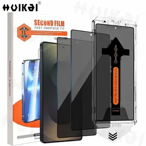 2 Pack for Samsung Galaxy S26 Ultra S25 S24 Tempered Privacy Glass Screen Protector  Auto Dust Elimination Bubble Free HD Covers