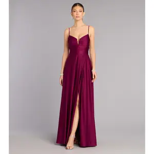 Chantel Low Back A-Line Formal Dress