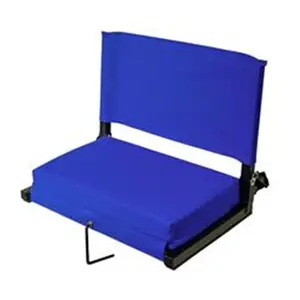 18 x 14 x 16 in. Stadium Chairs for Bleachers with Back Support, Blue