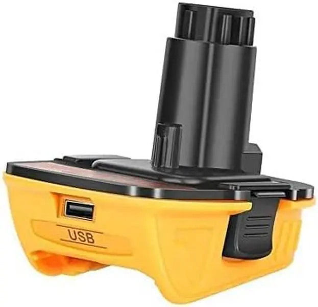 TPDL DCA1820 Adapter for Dewalt 20V Battery Compatible with 18V Tools DCB200 DCB201 DCB203 DCB203BT DCB204 DCB205 DCB206 Charger USB Port