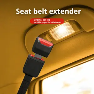 Car Seat Belt Extension Alloy Buckle Clip Adapter for Most Cars Rear Seat Safety Belt Strap Fixing Connector Universal Fit