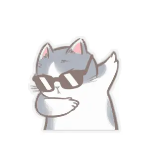 Cool Cat Dabbing Sticker