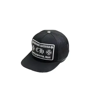Chomper Trucker Hat Black Mesh Snapback Adjustable AOP Cap with Iconic Graphic Design for Streetwear & Casual Wear