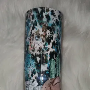 wasted cow skull tumbler