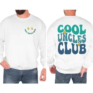In My Cool Uncles Club Sweatshirt, Funny Uncle Gift, Retro Style Crewneck, Trendy Graphic Sweater, Gift For Uncle Birthday, Cool Uncle Outfit