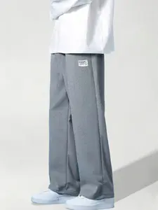 Teen Boys Casual Comfort Loose Outdoor Street Fashion Pocket Wear-resistant Fleece Straight Trousers Sports Pants Spring / Summer / Autumn