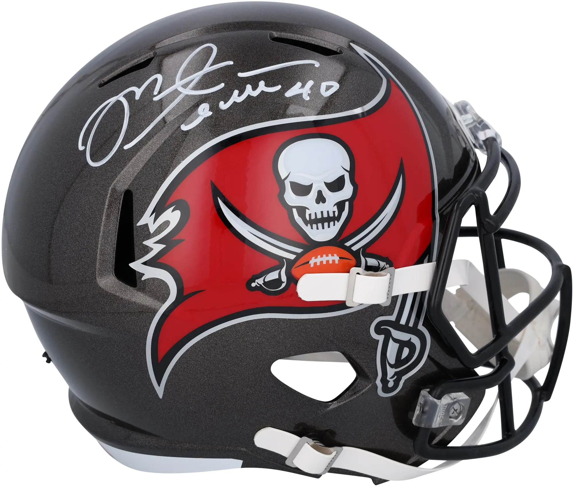 Mike Alstott Tampa Bay Buccaneers Autographed Speed Replica Helmet - Fanatics Authentic Certified