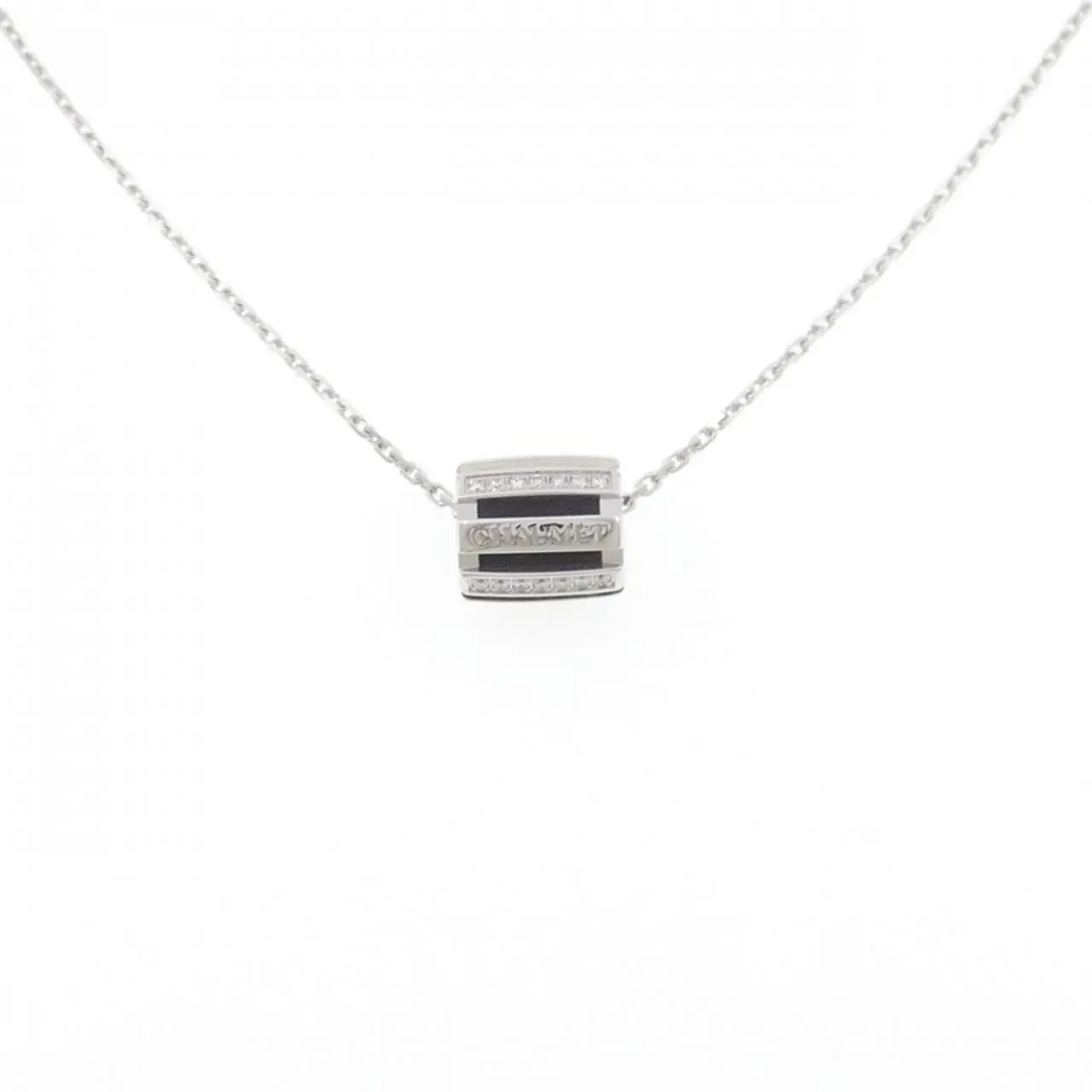 Chaumet Class One 750 White Gold Diamond Necklace