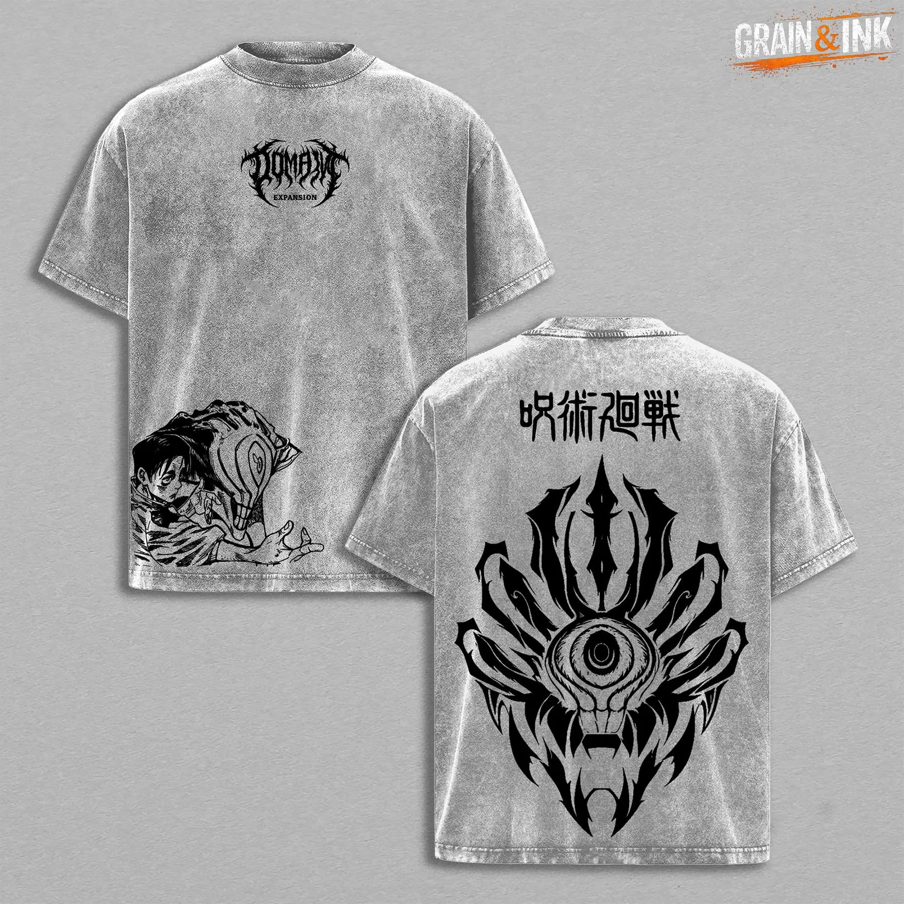 Yuta Okkotsu Shirt – Jujutsu Kaisen Vintage Acid Washed