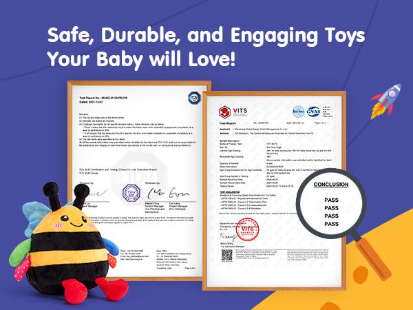 hahaland Baby Toy for 6-12 Months – Crawling Musical Dancing Bouncing Learning Bee Plush,Abeja que baila/Abeja que canta/ Interactive,48 Songs & Repeat what you say,Tummy Time Toy infant toy for Birthday 0-3 Months/6-12 Months Easter Basket Stuffers