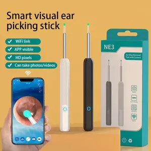 Ear Wax Removal Tool With Camera, 1 Set Portable Type-C Rechargeable Ear Cleaner, Waterproof Endoscope Ear Cleaning Tool, Thanksgiving Gift,Christmas Gift, Winter Gift Set, New Year Gift