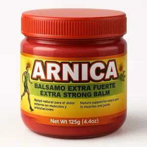 (NEW MODEL) Arnica pomada muscular 125g - Arnica Massage Balm – 125g | Soothing Full-Body Care pomada de árnica con diclofenaco y naproxeno Pack Oil