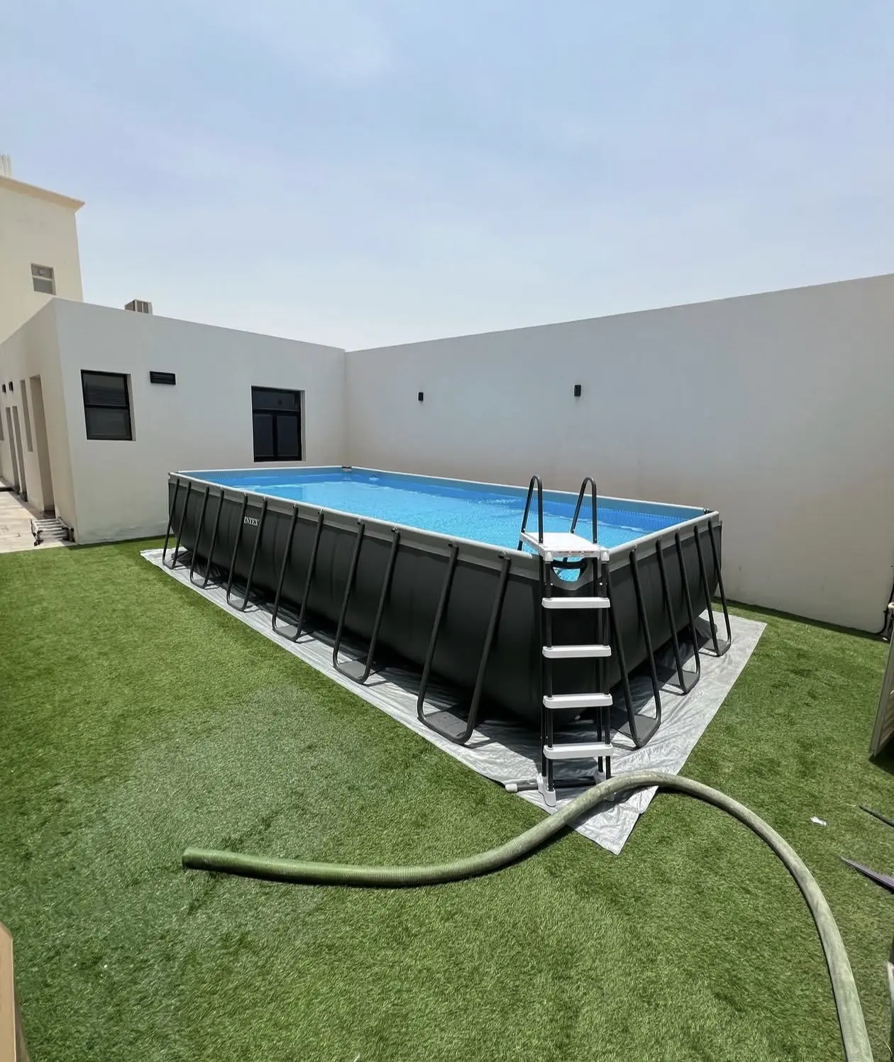 Intex 16' x 8' x 42" Prism Frame Rectangular Pool