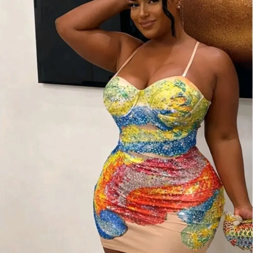 Pop Art Goddess Maxi dress