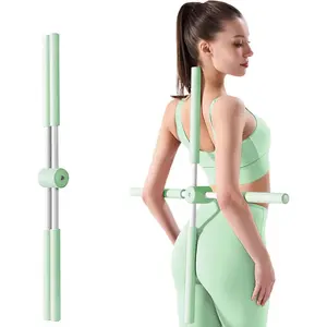 Posture Corrector for Back Round Shape Yoga Stick Open Shoulder Brace Hunchback Correction Body Building Training Equipment Home Gym