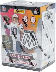 2022 Mosaic NFL Trading Cards Blaster Box Factory Sealed 6 cards per Pack and 6 Packs Per Box