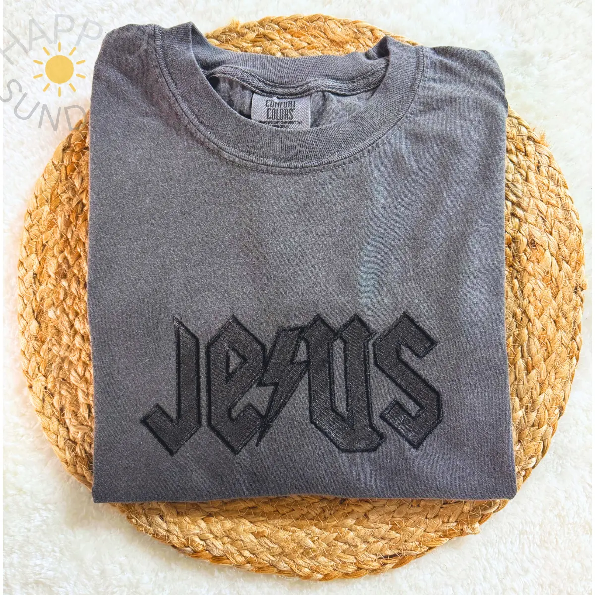 Jesus Embroidered Shirt, Christian Tee