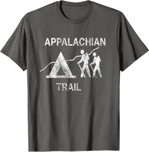 White-Appalachian-Trail Faux-Wash-Worn Rustic-Primitive T-Shirt - Diegobal Shop 74B0CM56FSTZ