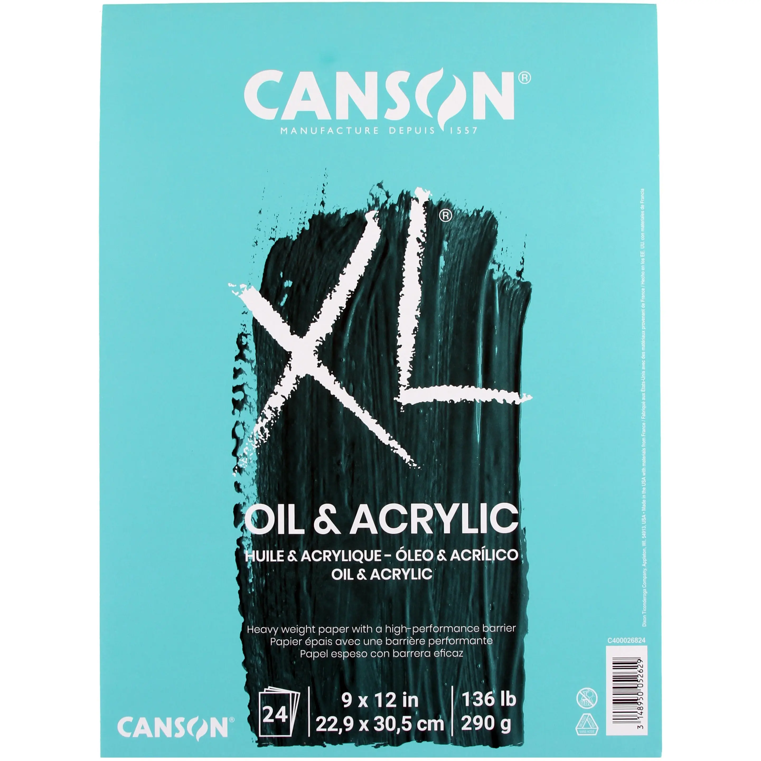 Canson XL Oil & Acrylic Canvas Pad Canson XL Oil & Acrylic Canvas Pad