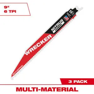 Milwaukee 48-00-5372 3PC 9" WRECKER with NITRUS Carbide Blade